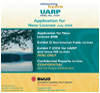 UARP Application for New License DVD