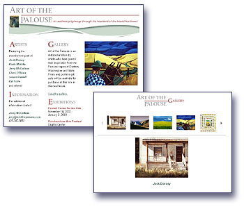 Art of the Palouse Web Site