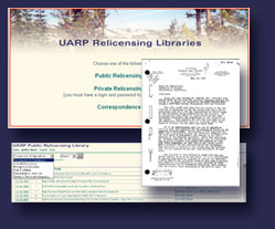 Sacramento Municipal Utility District's Upper American River Project Archival Library and Correspondence Database